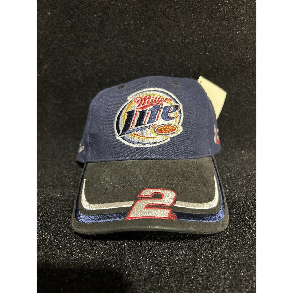 Vintage 2002 Miller Lite Rusty Wallace Chase Authentics Hat Cap